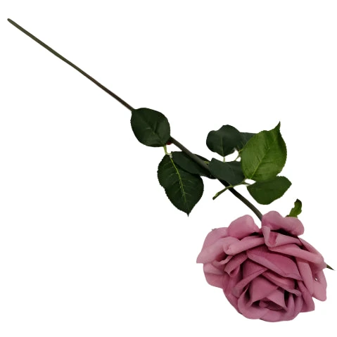 Artificial Rose Stem 75cm - D/Pink