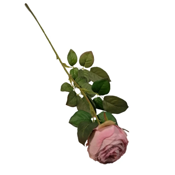 Artificial Rose on stem 75cm - Pink